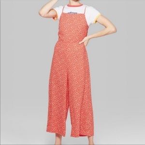 Floral Cropped Jumpsuit